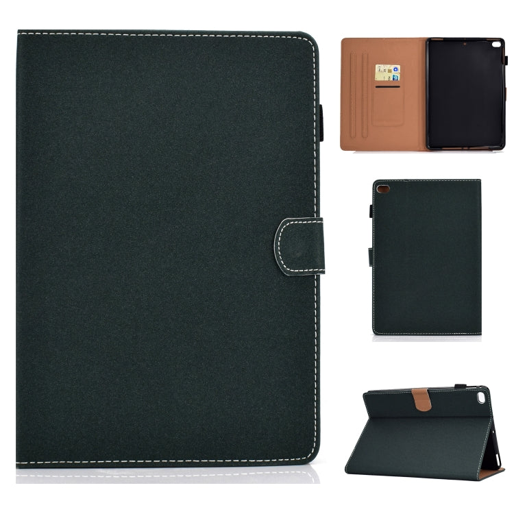 Solid Color Tablet PC Universal Magnetic Horizontal Flip Leather Case with Card Slots & Holder, For iPad Air / iPad Air 2 / iPad 9.7 (2018 & 2017)