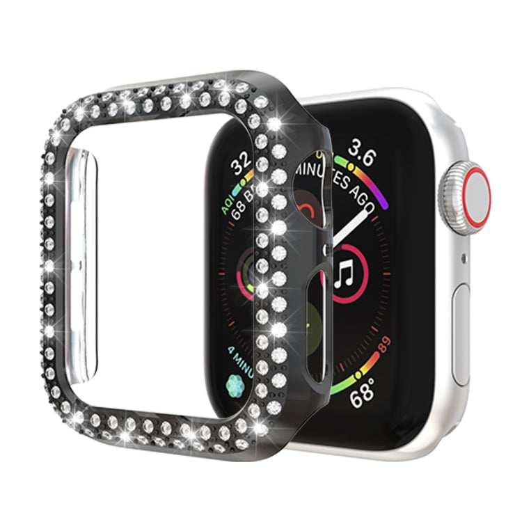 Double Row Diamonds PC Protective Case, For Apple Watch Series 6 / 5 / 4 / SE 2025 / 2023 / 2022 40mm, For Apple Watch Series 3 & 2 & 1 42mm