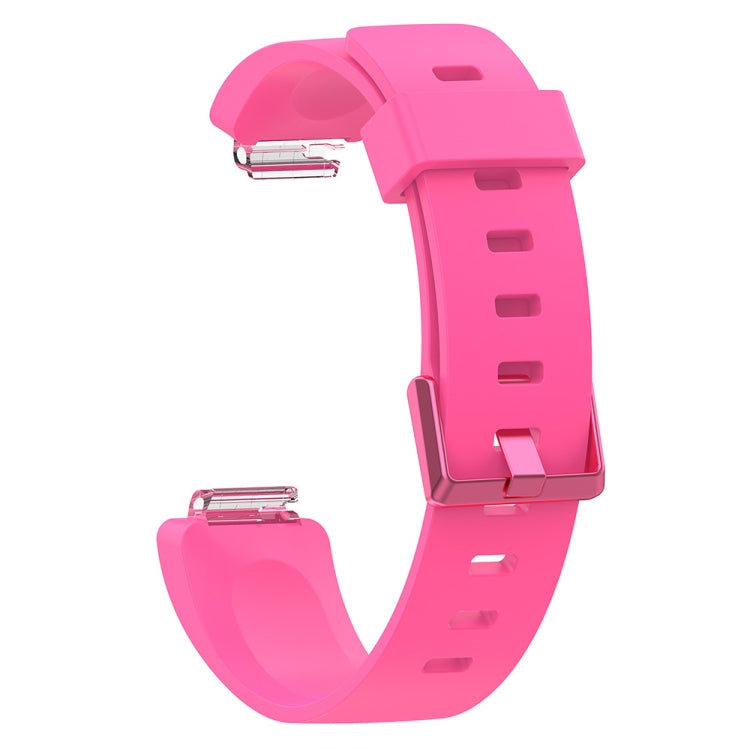 For Fitbit Inspire / Inspire HR Glossy Surface Silicone Replacement Wrist Strap Watchband, S, L