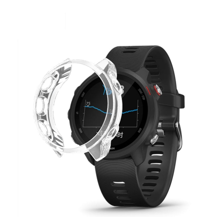 TPU Translucent Watch Case, For Garmin Forerunner 245