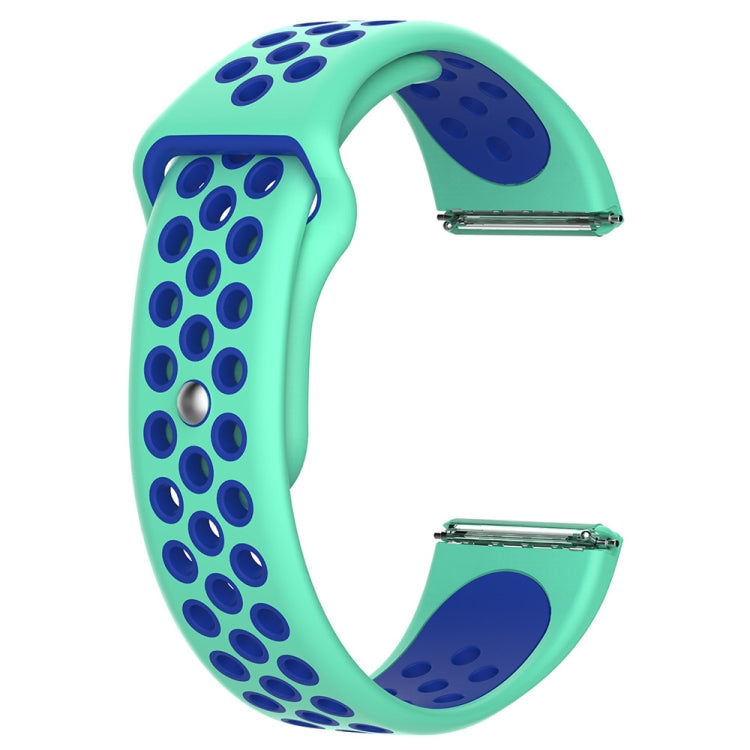 For Fitbit Versa Two-tone Silicone Replacement Wrist Strap Watchband