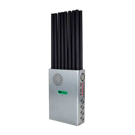 Handheld 18 Bands 2G 3G 4G 5G Wi-Fi GPS UHF VHF Cellphone Signal Jammer