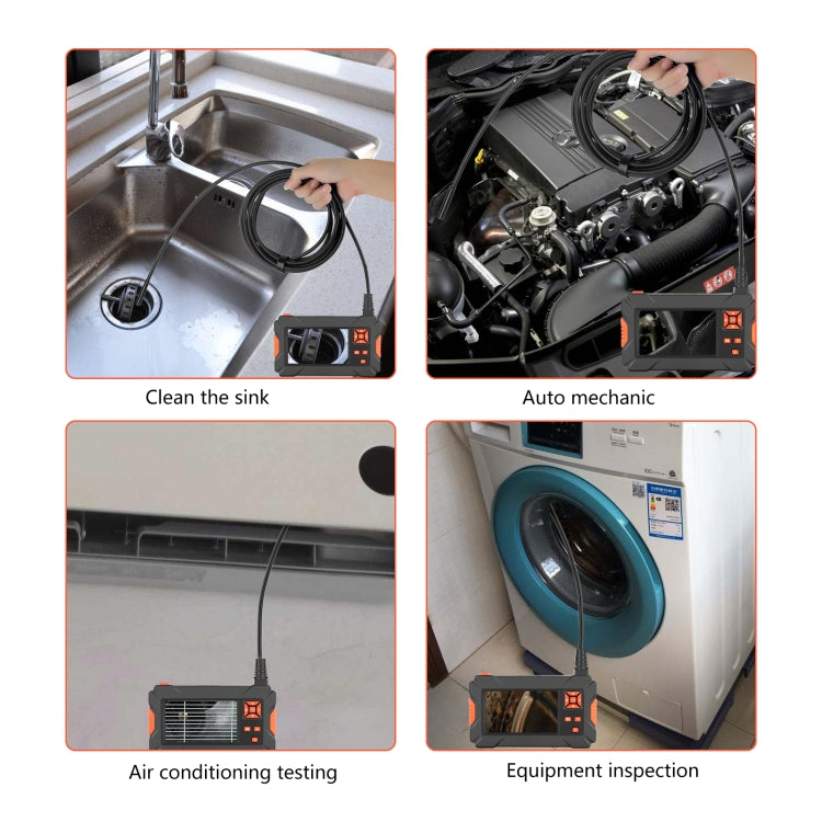 P130 4.3 inch Single Camera with Screen Endoscope, 2m, 5m, 10m