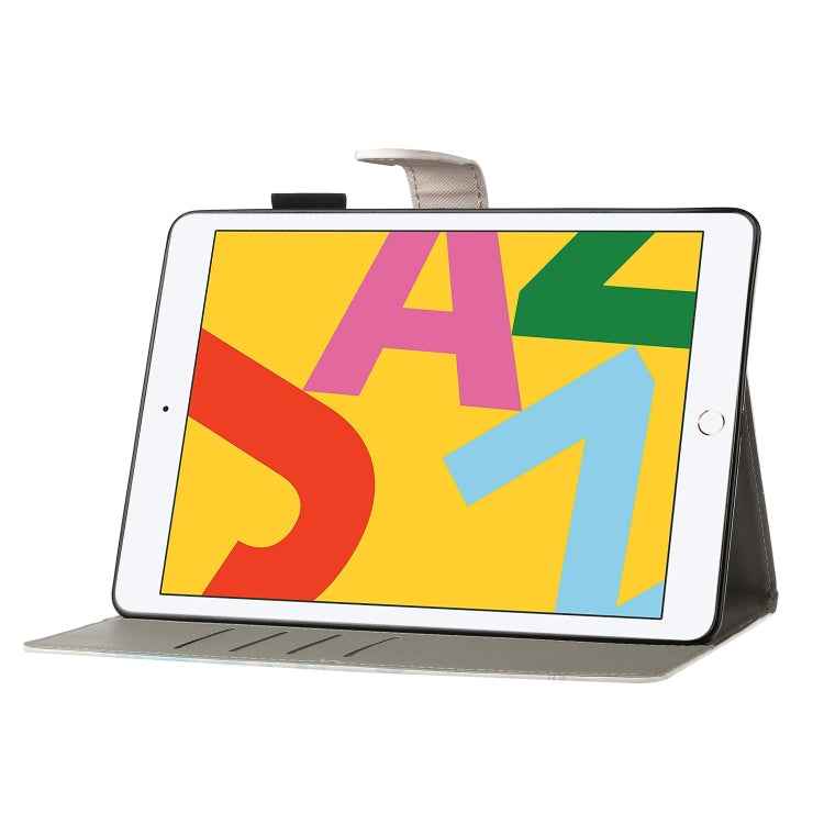 Cross Texture Painted Horizontal  Leather Case with Sleep / Wake-up Function & Card Slot & Holder & Wallet
