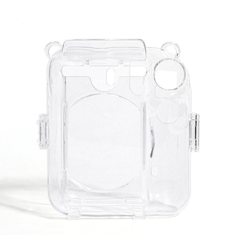 Crystal Hard Acrylic Camera Case with Shoulder Strap, For FUJIFILM instax mini 12(DIY Pink Graffiti), For FUJIFILM instax mini 12(DIY Blue Cat), For FUJIFILM instax mini 12(DIY Purple Daisies), For FUJIFILM instax mini 12(DIY Green Flowers)            ...