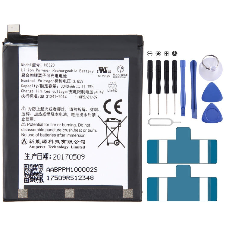 Pour Sharp AQUOS R2 zero 1 SH-03K Remplacement de batterie UBATIA286AFN2, Pour INFOCIS veken M680 M535 HE306, Pour Sharp R1, Pour Sharp Aquos S3 FS8032, Pour Sharp Aquos S2 FS8016 FS8010 FS8018 S3 mini, Pour Sharp AQUOS 704Sh ...