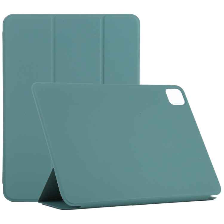 Non-buckle Double-sided Magnetic Flip Leather Tablet Case With Holder & Sleep / Wake-up Function