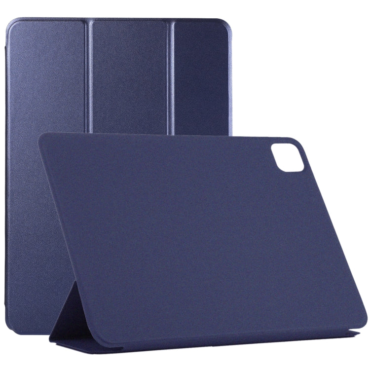 Non-buckle Double-sided Magnetic Flip Leather Tablet Case With Holder & Sleep / Wake-up Function