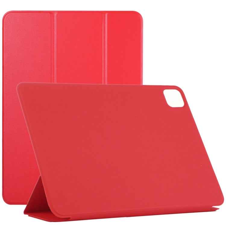 Non-buckle Double-sided Magnetic Flip Leather Tablet Case With Holder & Sleep / Wake-up Function