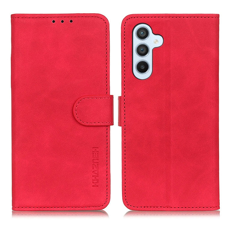 KHAZNEH Retro Texture Horizontal Flip Leather Phone Case, For Samsung Galaxy Xcover7, For Samsung Galaxy A05 4G, For Samsung Galaxy A35 5G, For Samsung Galaxy M34 5G, For Samsung Galaxy M54 5G, For Samsung Galaxy A55 5G, For Samsung Galaxy S23 FE 5G   ...