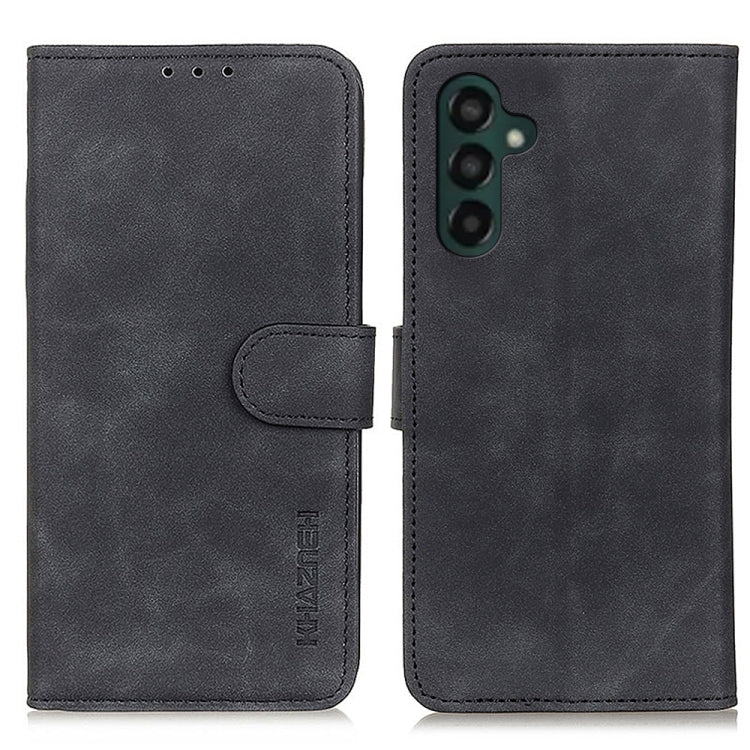 KHAZNEH Retro Texture Horizontal Flip Leather Phone Case, For Samsung Galaxy Xcover7, For Samsung Galaxy A05 4G, For Samsung Galaxy A35 5G, For Samsung Galaxy M34 5G, For Samsung Galaxy M54 5G, For Samsung Galaxy A55 5G, For Samsung Galaxy S23 FE 5G   ...