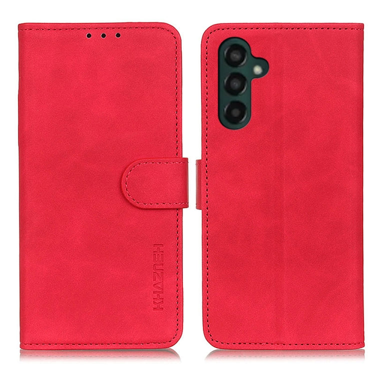 KHAZNEH Retro Texture Horizontal Flip Leather Phone Case, For Samsung Galaxy Xcover7, For Samsung Galaxy A05 4G, For Samsung Galaxy A35 5G, For Samsung Galaxy M34 5G, For Samsung Galaxy M54 5G, For Samsung Galaxy A55 5G, For Samsung Galaxy S23 FE 5G   ...