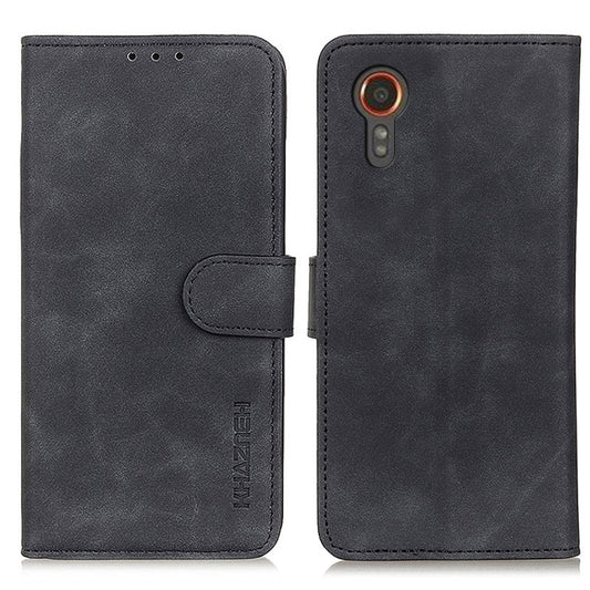 KHAZNEH Retro Texture Horizontal Flip Leather Phone Case, For Samsung Galaxy Xcover7, For Samsung Galaxy A05 4G, For Samsung Galaxy A35 5G, For Samsung Galaxy M34 5G, For Samsung Galaxy M54 5G, For Samsung Galaxy A55 5G, For Samsung Galaxy S23 FE 5G   ...