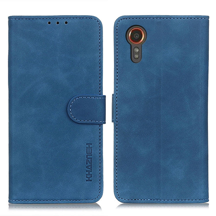 KHAZNEH Retro Texture Horizontal Flip Leather Phone Case, For Samsung Galaxy Xcover7, For Samsung Galaxy A05 4G, For Samsung Galaxy A35 5G, For Samsung Galaxy M34 5G, For Samsung Galaxy M54 5G, For Samsung Galaxy A55 5G, For Samsung Galaxy S23 FE 5G   ...