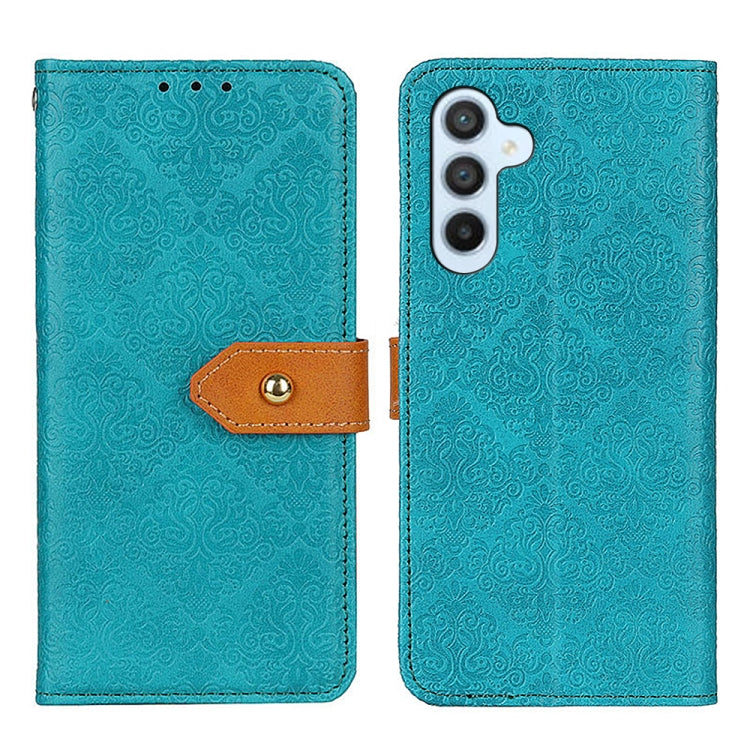 European Floral Embossed Leather Phone Case, For Samsung Galaxy Xcover7, For Samsung Galaxy S23 FE 5G, For Samsung Galaxy M34 5G, For Samsung Galaxy M54 5G, For Samsung Galaxy A05s 4G, For Samsung Galaxy S24+, For Samsung Galaxy A15                    ...