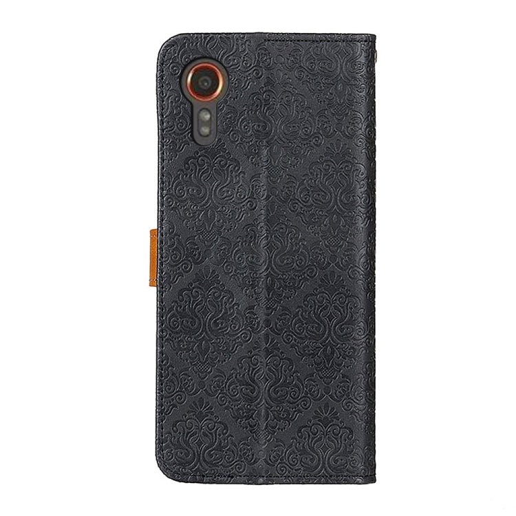 European Floral Embossed Leather Phone Case, For Samsung Galaxy Xcover7, For Samsung Galaxy S23 FE 5G, For Samsung Galaxy M34 5G, For Samsung Galaxy M54 5G, For Samsung Galaxy A05s 4G, For Samsung Galaxy S24+, For Samsung Galaxy A15                    ...