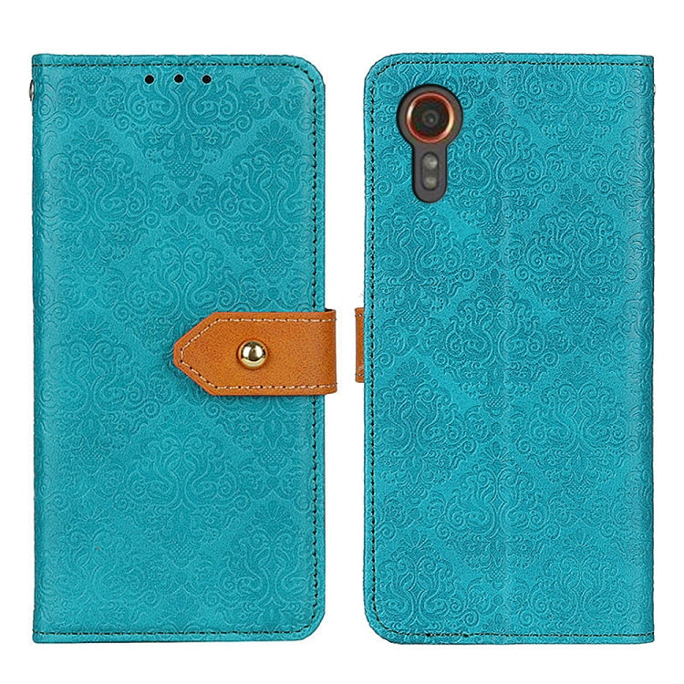 European Floral Embossed Leather Phone Case, For Samsung Galaxy Xcover7, For Samsung Galaxy S23 FE 5G, For Samsung Galaxy M34 5G, For Samsung Galaxy M54 5G, For Samsung Galaxy A05s 4G, For Samsung Galaxy S24+, For Samsung Galaxy A15                    ...