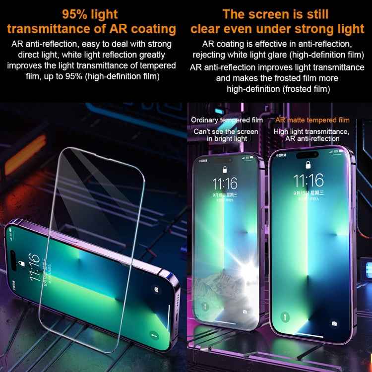 WK WTP-070 King Kong Vacha 9D Curved AR Frosted Tempered Glass Film