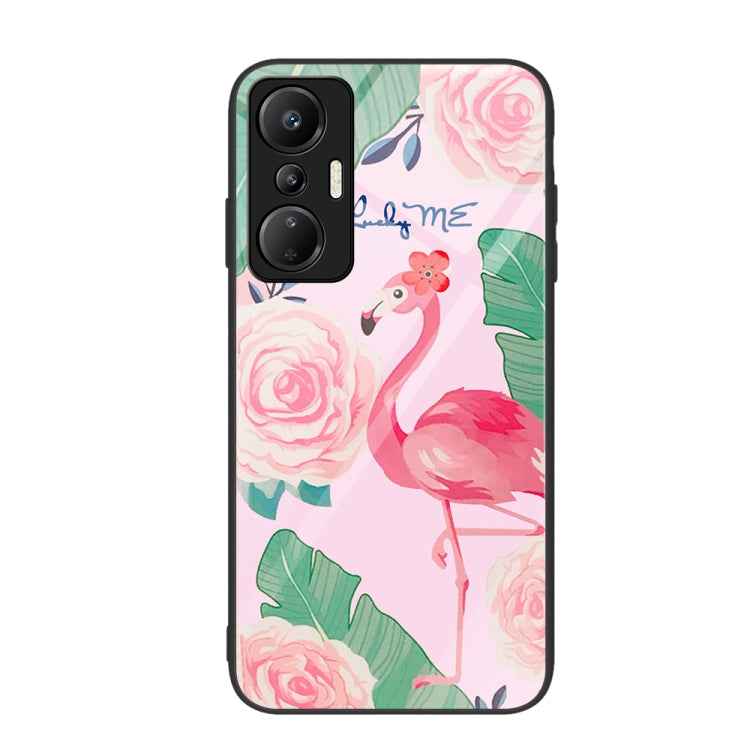 Colorful Painted Glass Phone Case, For Infinix Hot 20S