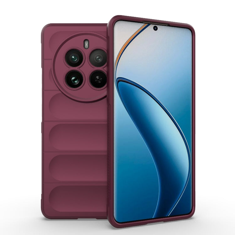Magic Shield TPU + Flannel Phone Case, For Realme 12+ 5G Global, For Realme 12 Pro 5G / 12 Pro+, For Realme C67 4G Global, For Realme 11 4G Global