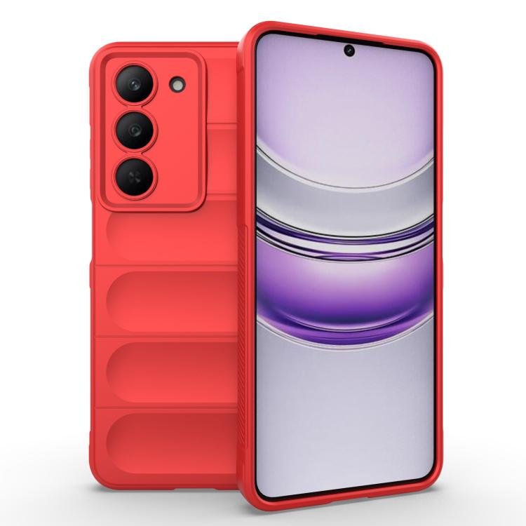 Magic Shield TPU + Flannel Phone Case, For Realme 14 Pro+ 5G, For Realme 14 Pro 5G Global, For Realme V60 Pro / 14x 5G Global, For Realme GT 7 Pro 5G