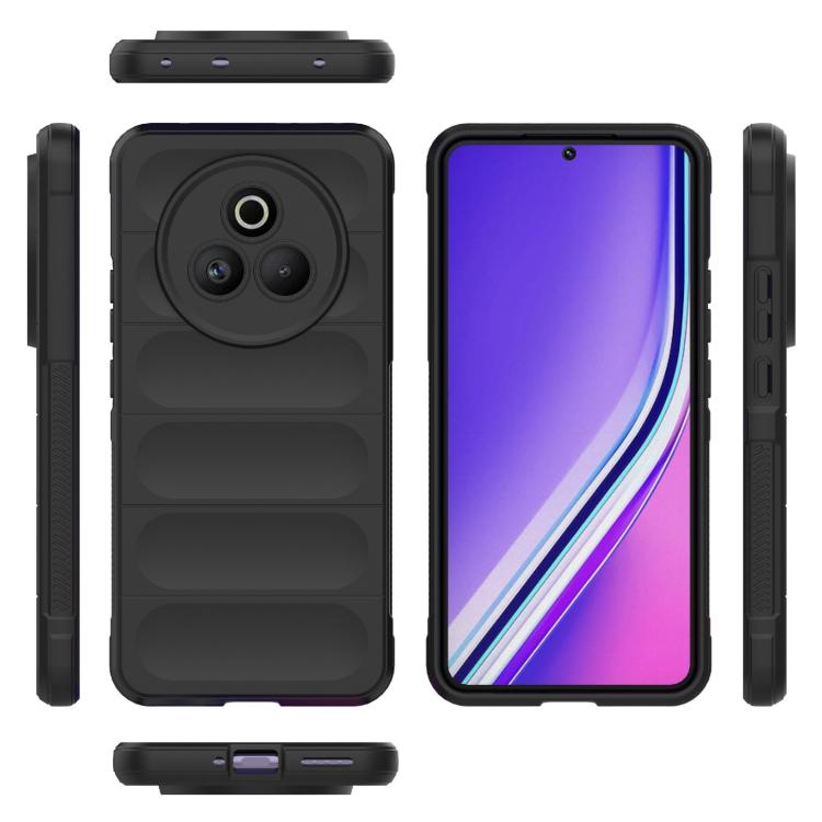 Magic Shield TPU + Flannel Phone Case, For Realme P3 Pro 5G Global, For Realme 14 Pro+ 5G, For Realme 14 Pro 5G Global, For Realme V60 Pro / 14x 5G Global
