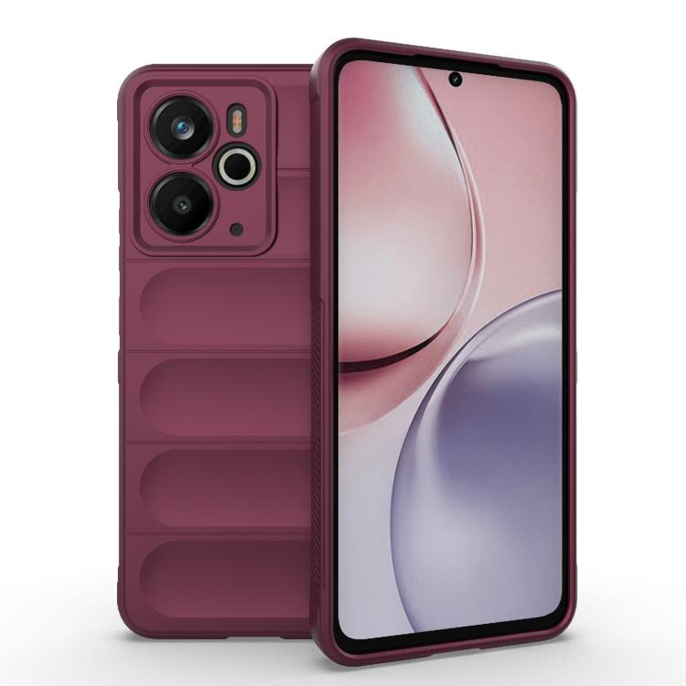 Magic Shield TPU + Flannel Phone Case, For Realme 14T 5G Global, For Realme 14 5G Global, For Realme P3 Ultra 5G India, For Realme P3 5G Global