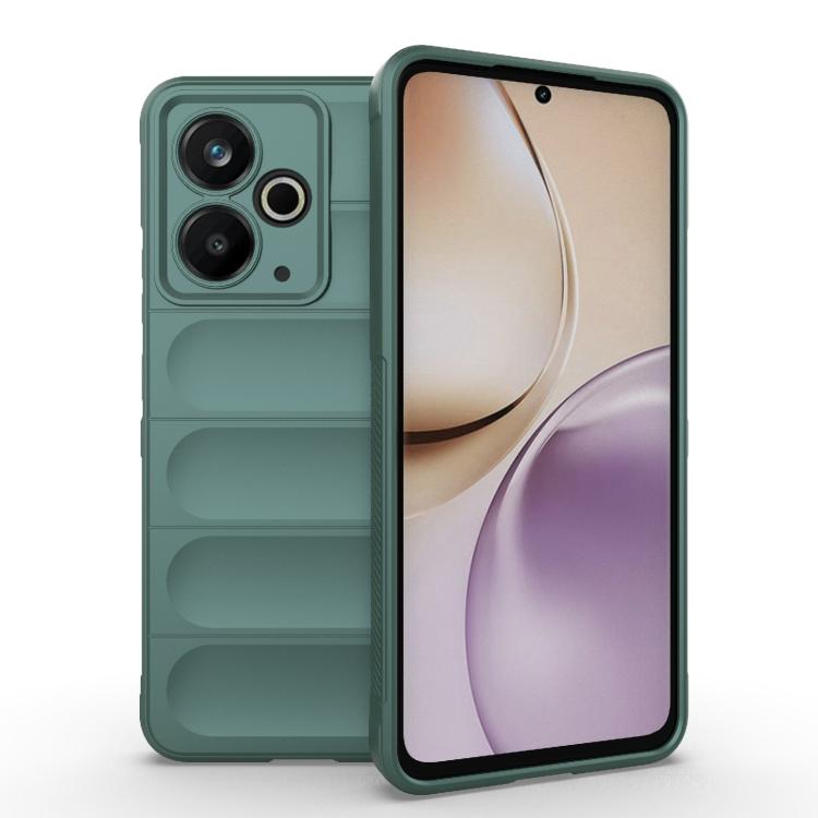 Magic Shield TPU + Flannel Phone Case, For Realme 14T 5G Global, For Realme 14 5G Global, For Realme P3 Ultra 5G India, For Realme P3 5G Global