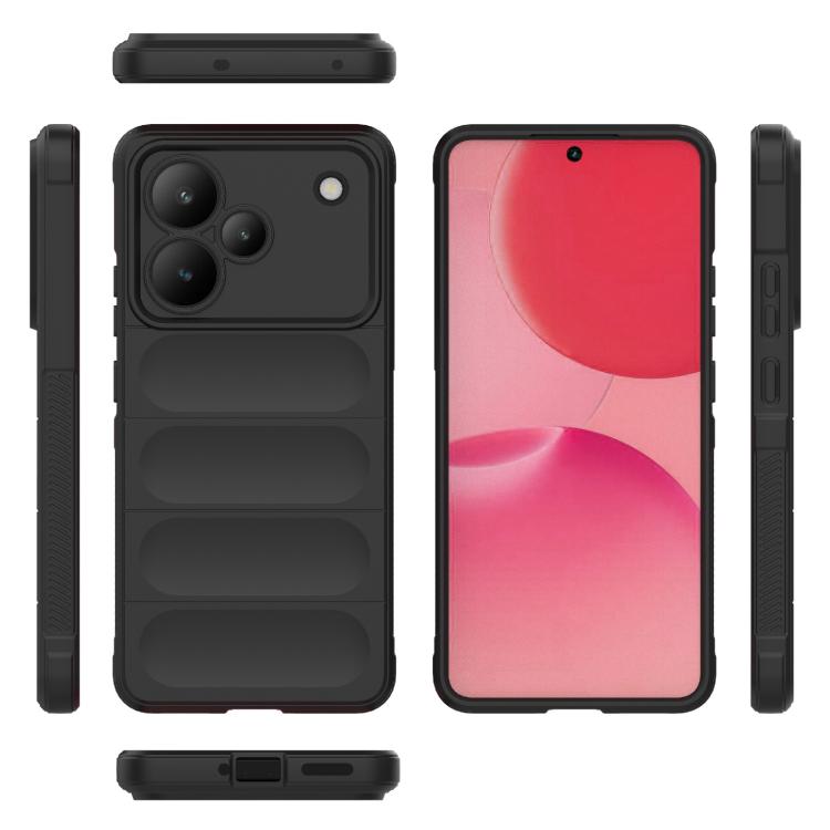 Magic Shield TPU + Flannel Phone Case, For Realme P4 5G India, For Realme 15 Pro 5G Global, For Realme 15 5G Global, For Realme C73 5G Global / Narzo 80 Lite