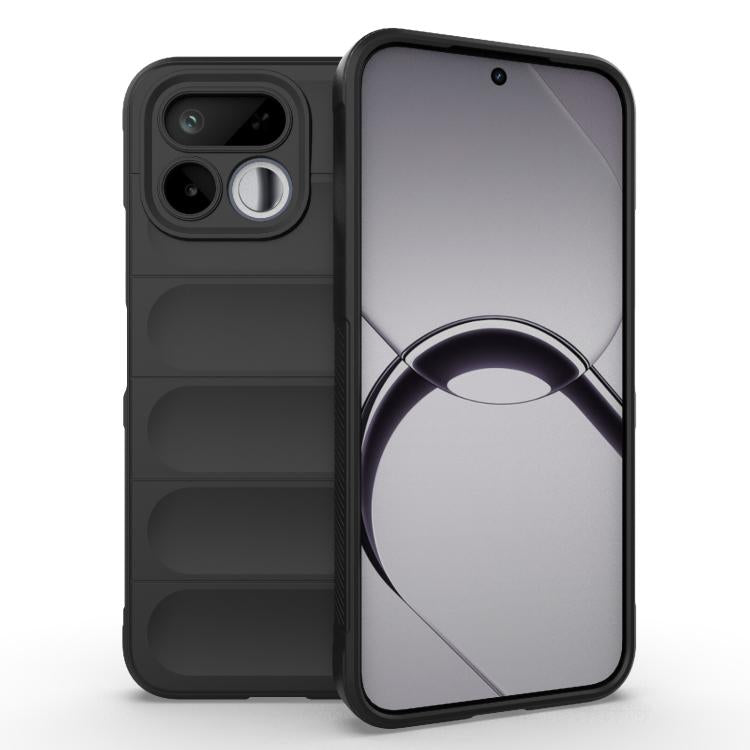 Magic Shield TPU + Flannel Phone Case, For Realme 16T 5G Global, For Realme P4 Power 5G India, For Realme C83 5G India, For Realme 16 5G Global