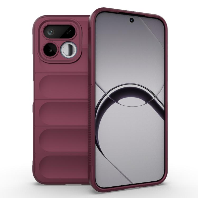Magic Shield TPU + Flannel Phone Case, For Realme 16T 5G Global, For Realme P4 Power 5G India, For Realme C83 5G India, For Realme 16 5G Global
