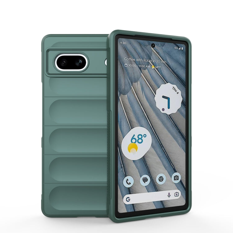 Magic Shield TPU + Flannel Phone Case, For Google Pixel 9 5G Global, For Google Pixel 8 Pro 5G, For Google Pixel 8 5G, For Google Pixel 7a