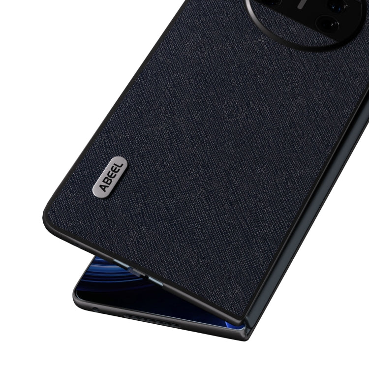 ABEEL Litchi Texture Genuine Leather Phone Case