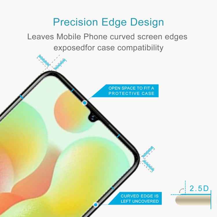 10pcs 0.26mm 9H 2.5D Tempered Glass Film, For OUKITEL C33, For OUKITEL C32 (10 PCS)