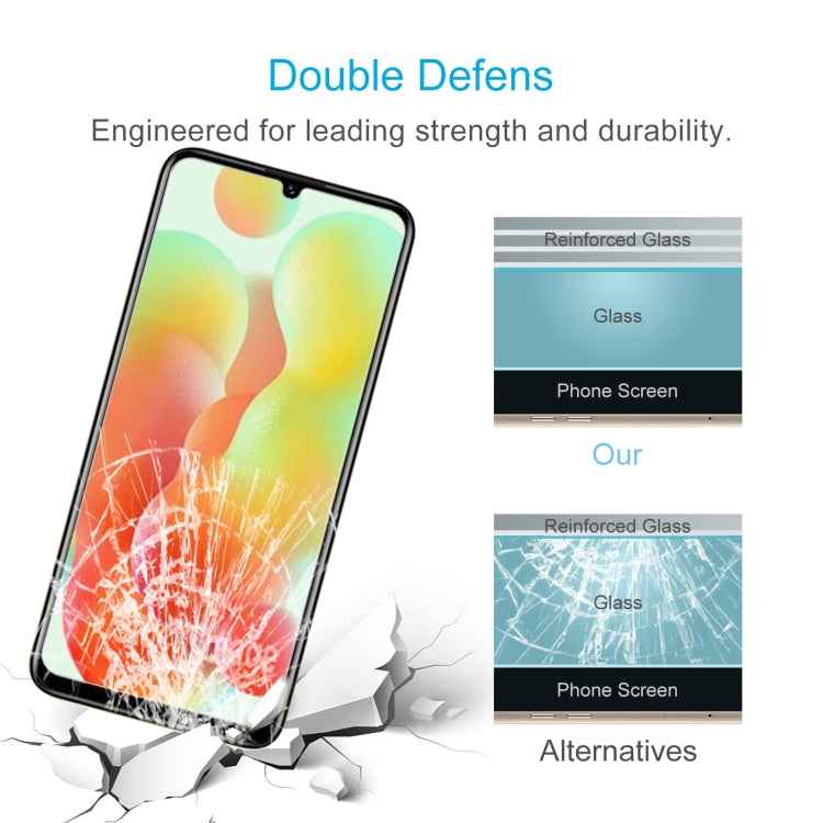 10pcs 0.26mm 9H 2.5D Tempered Glass Film, For OUKITEL C33, For OUKITEL C32 (10 PCS)