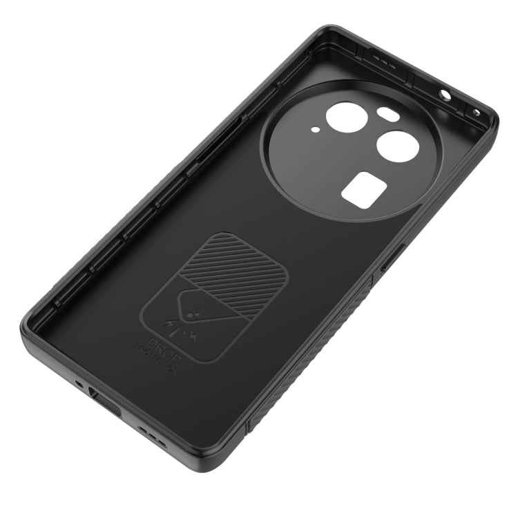 Wavy Texture TPU Phone Case with Lens Film, For OPPO Find X6 5G