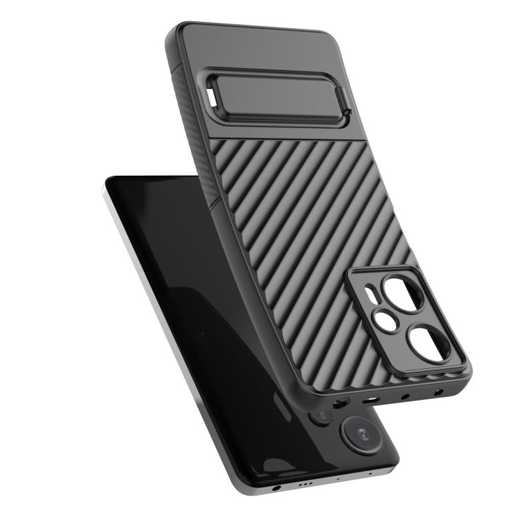 Wavy Texture TPU Phone Case with Lens Film, For Xiaomi Poco F5, For Xiaomi Redmi Note 11, For Xiaomi Redmi Note 11S, For Xiaomi Redmi Note 12 Turbo