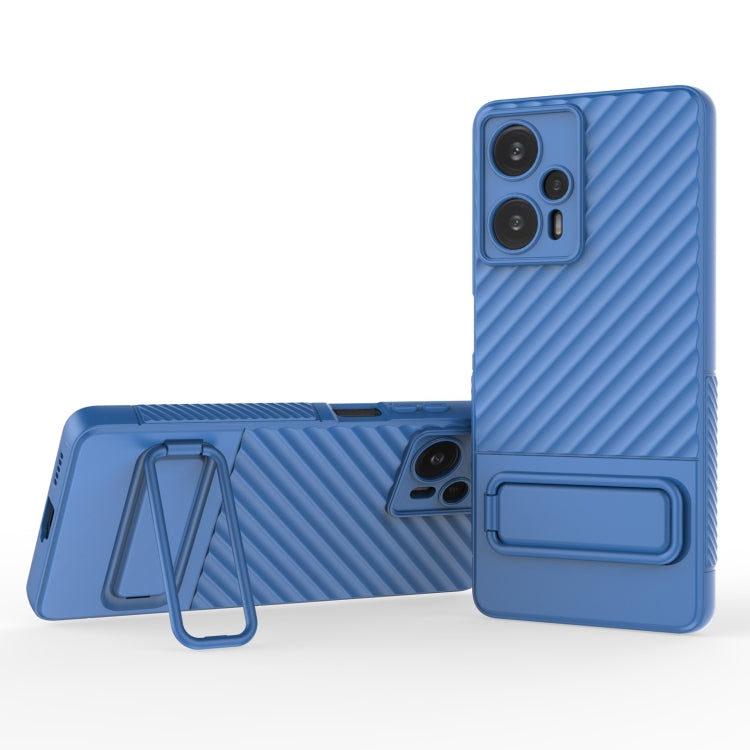 Wavy Texture TPU Phone Case with Lens Film, For Xiaomi Poco F5, For Xiaomi Redmi Note 11, For Xiaomi Redmi Note 11S, For Xiaomi Redmi Note 12 Turbo