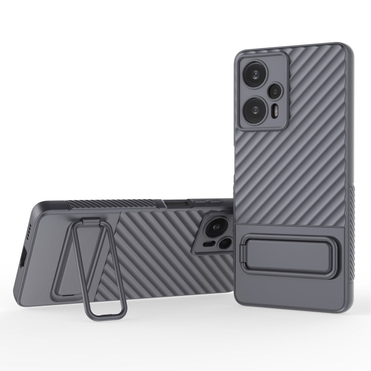 Wavy Texture TPU Phone Case with Lens Film, For Xiaomi Poco F5, For Xiaomi Redmi Note 11, For Xiaomi Redmi Note 11S, For Xiaomi Redmi Note 12 Turbo