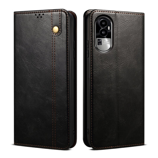 Oil Wax Crazy Horse Texture Leather Phone Case