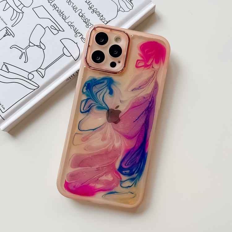 Oil Painting Electroplating TPU Phone Case