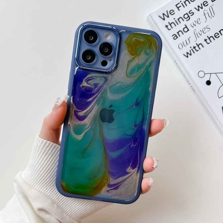Oil Painting Electroplating TPU Phone Case