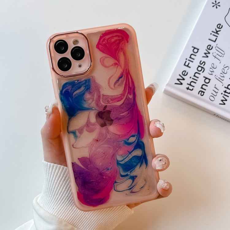 Oil Painting Electroplating TPU Phone Case