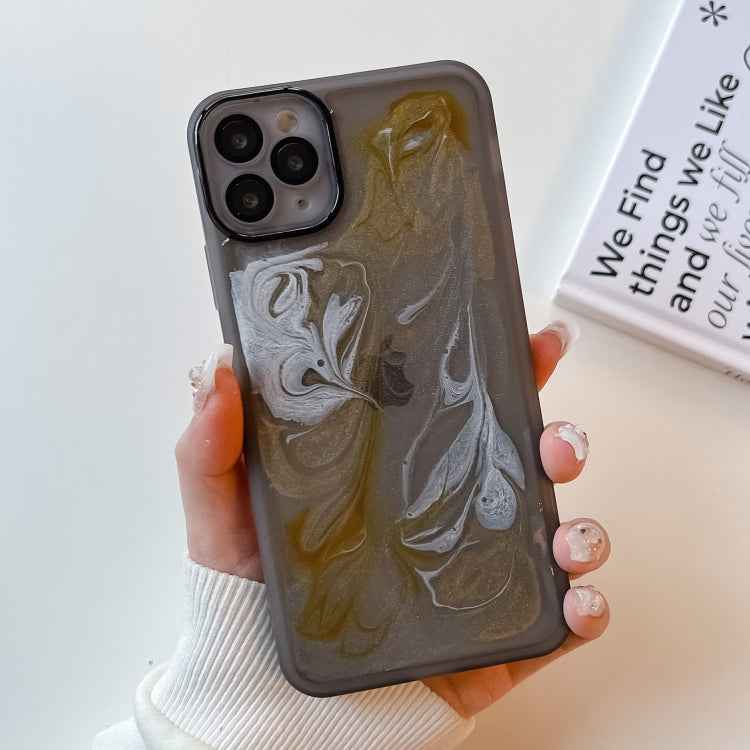 Oil Painting Electroplating TPU Phone Case
