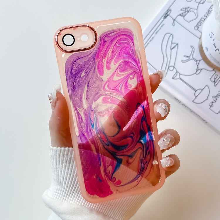 Oil Painting Electroplating TPU Phone Case