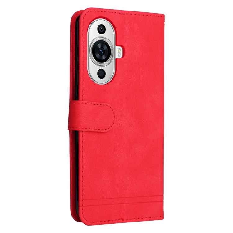 Skin Feel Life Tree Metal Button Leather Phone Case, For Huawei nova 11