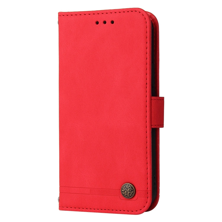 Skin Feel Life Tree Metal Button Leather Phone Case, For Huawei Mate 60 Pro, For Huawei Enjoy 60X, For Huawei nova 11 Pro, For Huawei nova 11