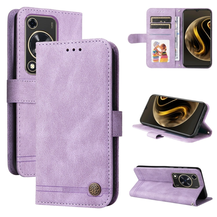 Skin Feel Life Tree Metal Button Leather Phone Case, For Huawei Enjoy 80, For Huawei nova 13 Pro, For Huawei nova 13 / nova 12, For Huawei Enjoy 70 Pro, For Huawei Enjoy 70, For Huawei nova 11 SE, For Huawei nova 12 Pro, For Huawei nova 12             ...