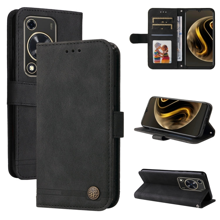 Skin Feel Life Tree Metal Button Leather Phone Case, For Huawei Enjoy 80, For Huawei nova 13 Pro, For Huawei nova 13 / nova 12, For Huawei Enjoy 70 Pro, For Huawei Enjoy 70, For Huawei nova 11 SE, For Huawei nova 12 Pro, For Huawei nova 12             ...