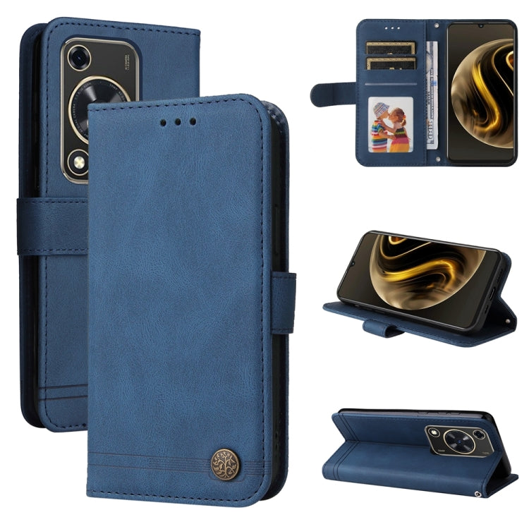 Skin Feel Life Tree Metal Button Leather Phone Case, For Huawei nova 13 Pro, For Huawei nova 13 / nova 12, For Huawei Enjoy 70 Pro, For Huawei Enjoy 70, For Huawei nova 11 SE, For Huawei nova 12 Pro, For Huawei nova 12, For Huawei Mate 60              ...